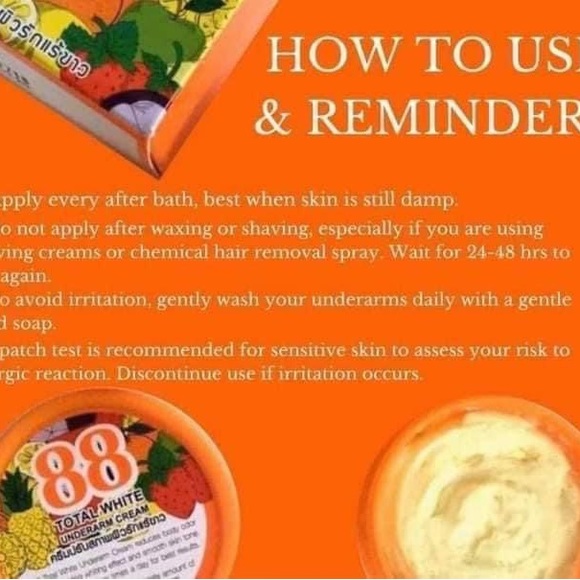 (4X) 88 underarm whitening cream - Picture 3 of 7